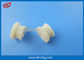 WBM-CS UF đôi bánh răng nhựa Hitachi bộ phận ATM 4P008820-001, Trắng
